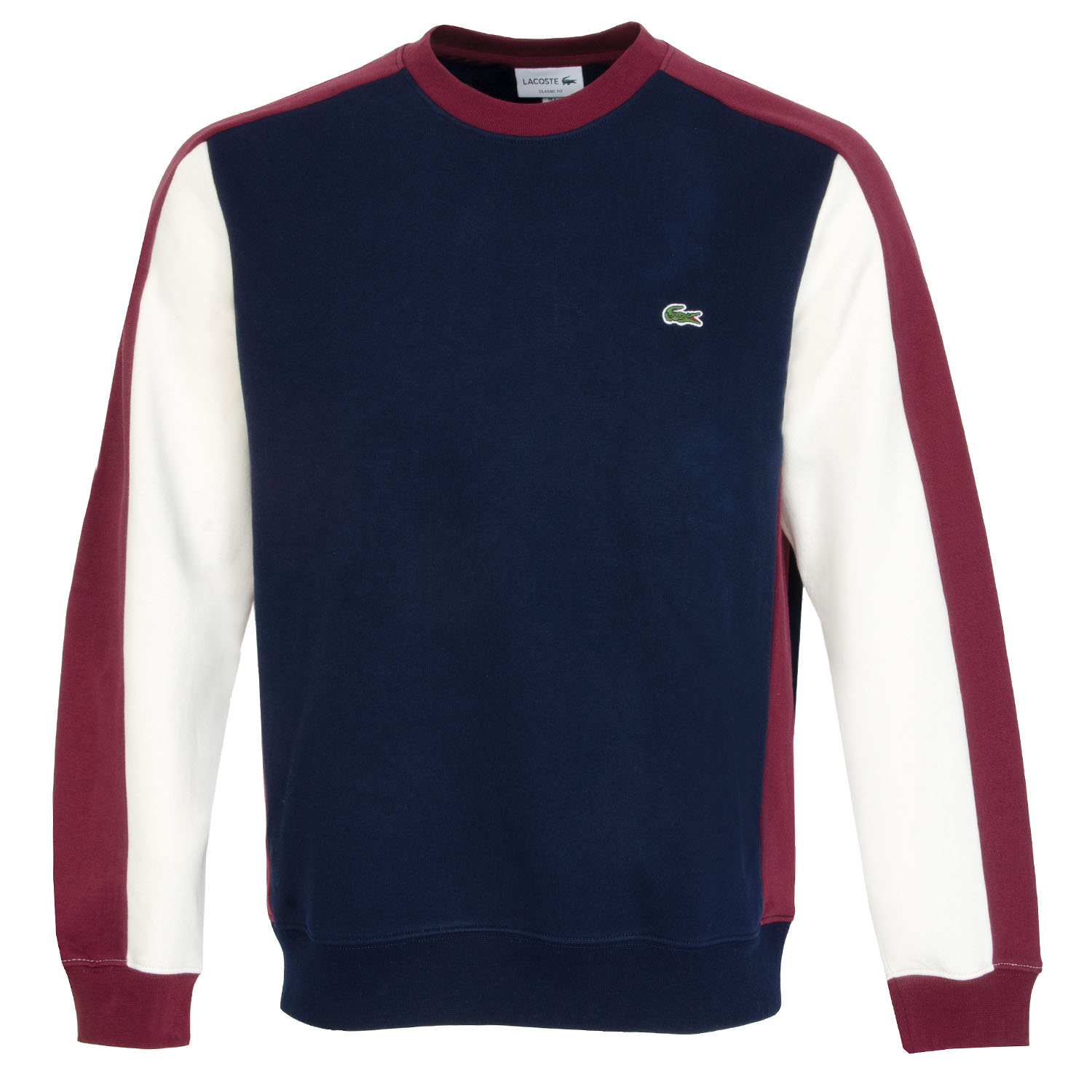 Red white and shop blue lacoste sweater